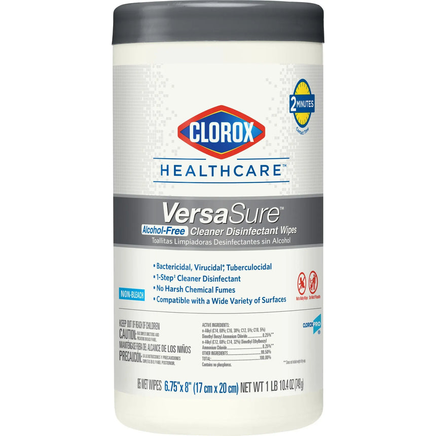Clorox Healthcare® VersaSure® Cleaner Disinfectant Wipe, Cannister Clorox Healthcare® VersaSure™