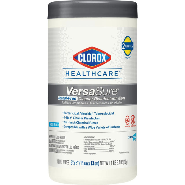 Clorox Healthcare® VersaSure® Surface Disinfectant Wipes, 150 Count Cannister Clorox Healthcare® VersaSure™