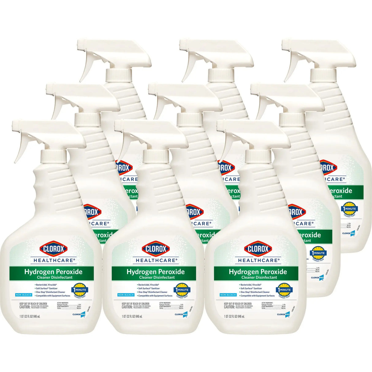 Clorox® Healthcare® Surface Disinfectant Cleaner, 32 oz Trigger Spray Bottle Clorox Healthcare®