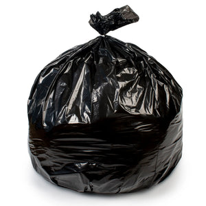Colonial Bag 2X Heavy Duty Trash Bag, Black, 33 gal., 1.8 mil Colonial Bag