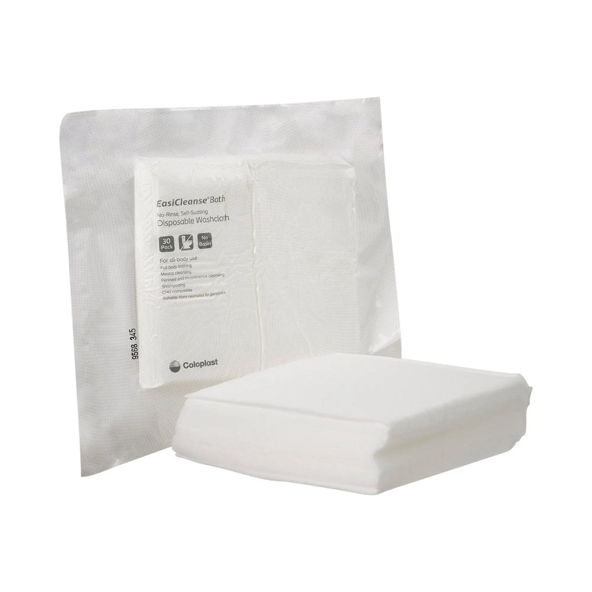 Coloplast Bedside-Care EasiCleanse Bath Wipes, Rinse-Free, Soft Pack Bedside-Care® EasiCleanse™