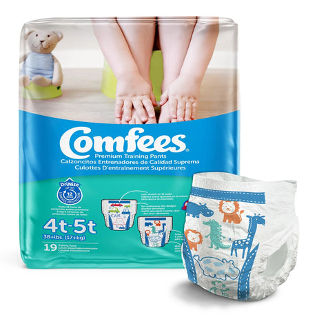 Comfees Training Pants, 12-Hour Protection, Male Toddler, 4T-5T, Over 38 Lbs Comfees®