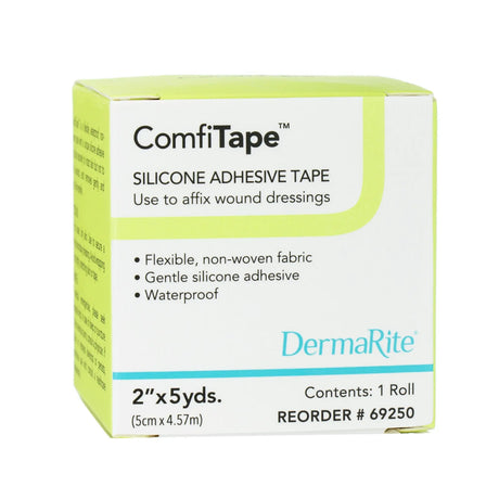 ComfiTape™ Silicone Medical Tape, 2 Inch x 5 Yard, Tan ComfiTape™