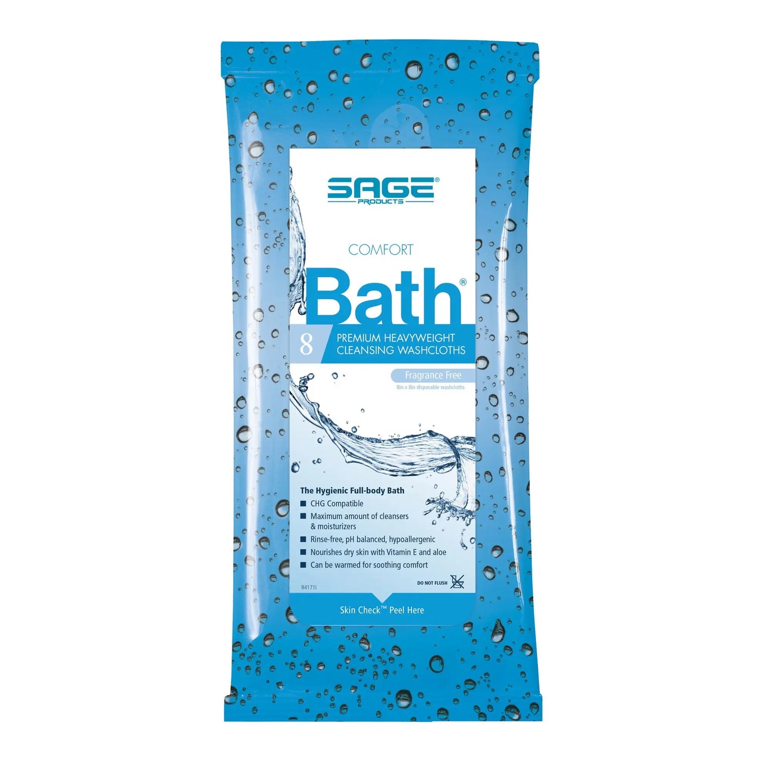 Comfort Bath® Unscented Cleansing Washcloths Comfort Bath®