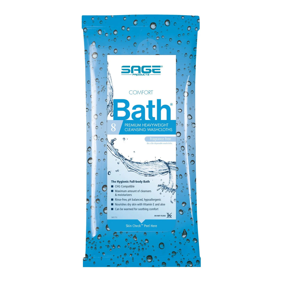 Comfort Bath® Unscented Cleansing Washcloths Comfort Bath®