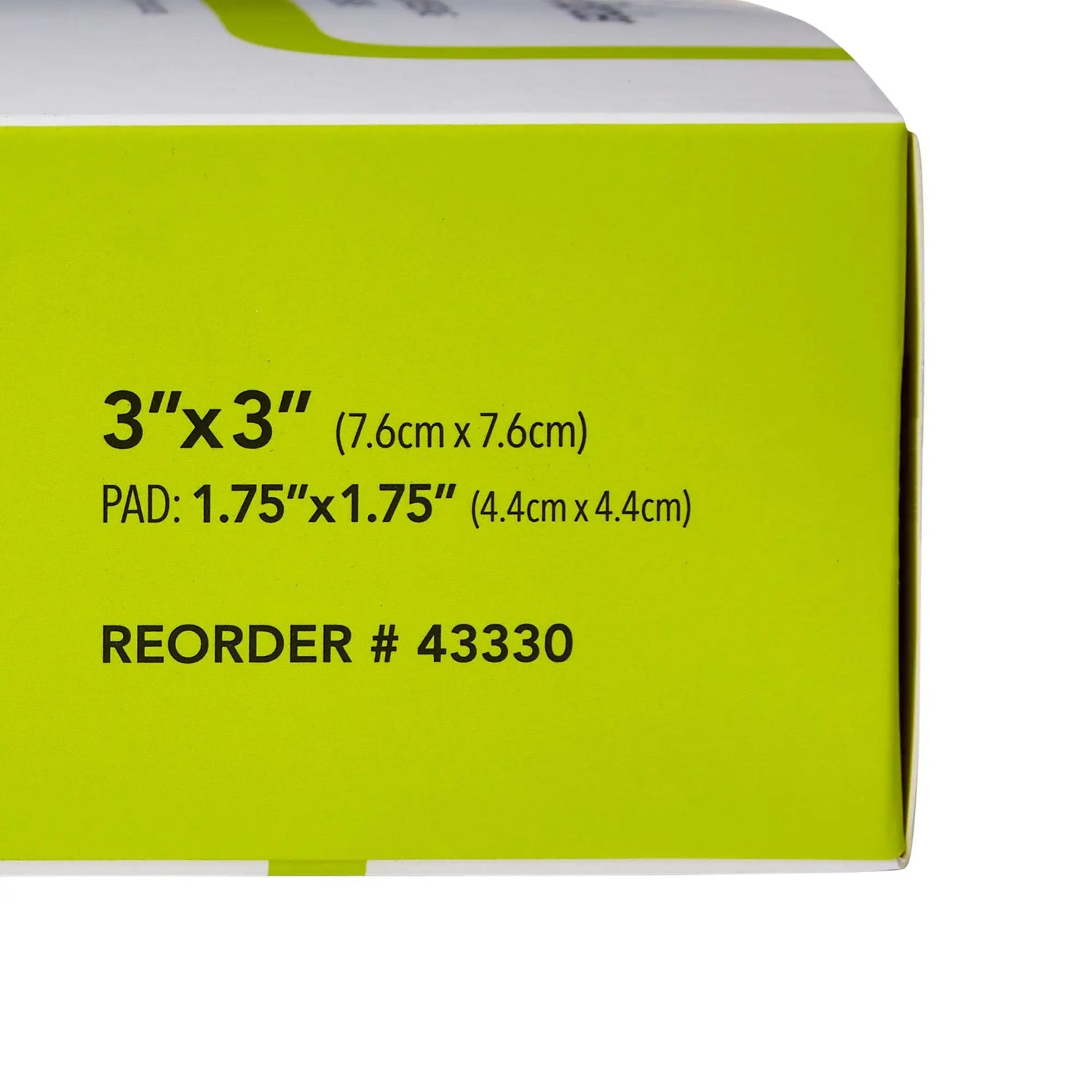 ComfortFoam™ Border Silicone Adhesive with Border Silicone Foam Dressing, 3 x 3 Inch ComfortFoam™ Border