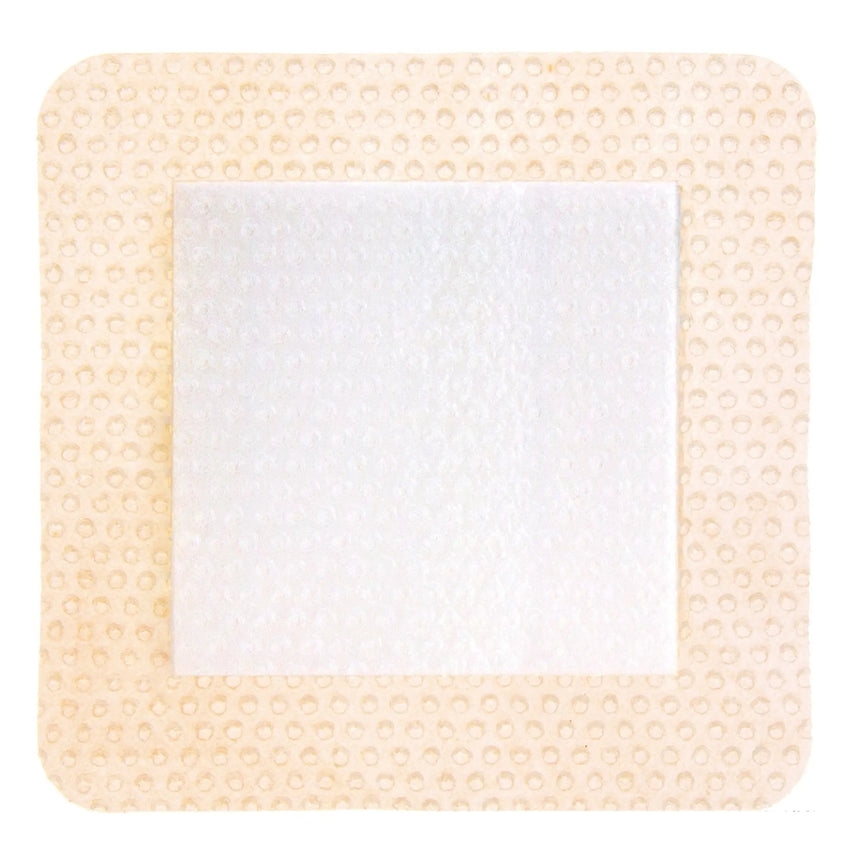 ComfortFoam™ Border Silicone Adhesive with Border Silicone Foam Dressing, 4 x 8 Inch ComfortFoam™ Border
