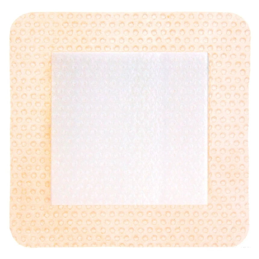 ComfortFoam™ Border Silicone Foam Dressing, 4 x 4 Inch ComfortFoam™ Border