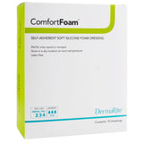 ComfortFoam™ Silicone Adhesive without Border Silicone Foam Dressing, 3 x 3 Inch ComfortFoam™