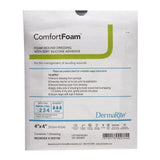 ComfortFoam™ Silicone Adhesive without Border Silicone Foam Dressing, 4 x 4 Inch ComfortFoam™