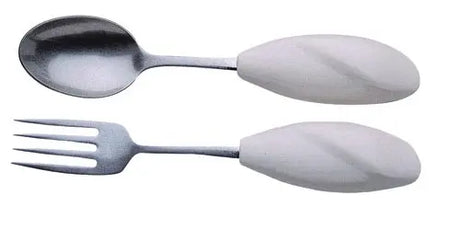 Comfortable Spoon And Fork Holders (pair) Complete Medical