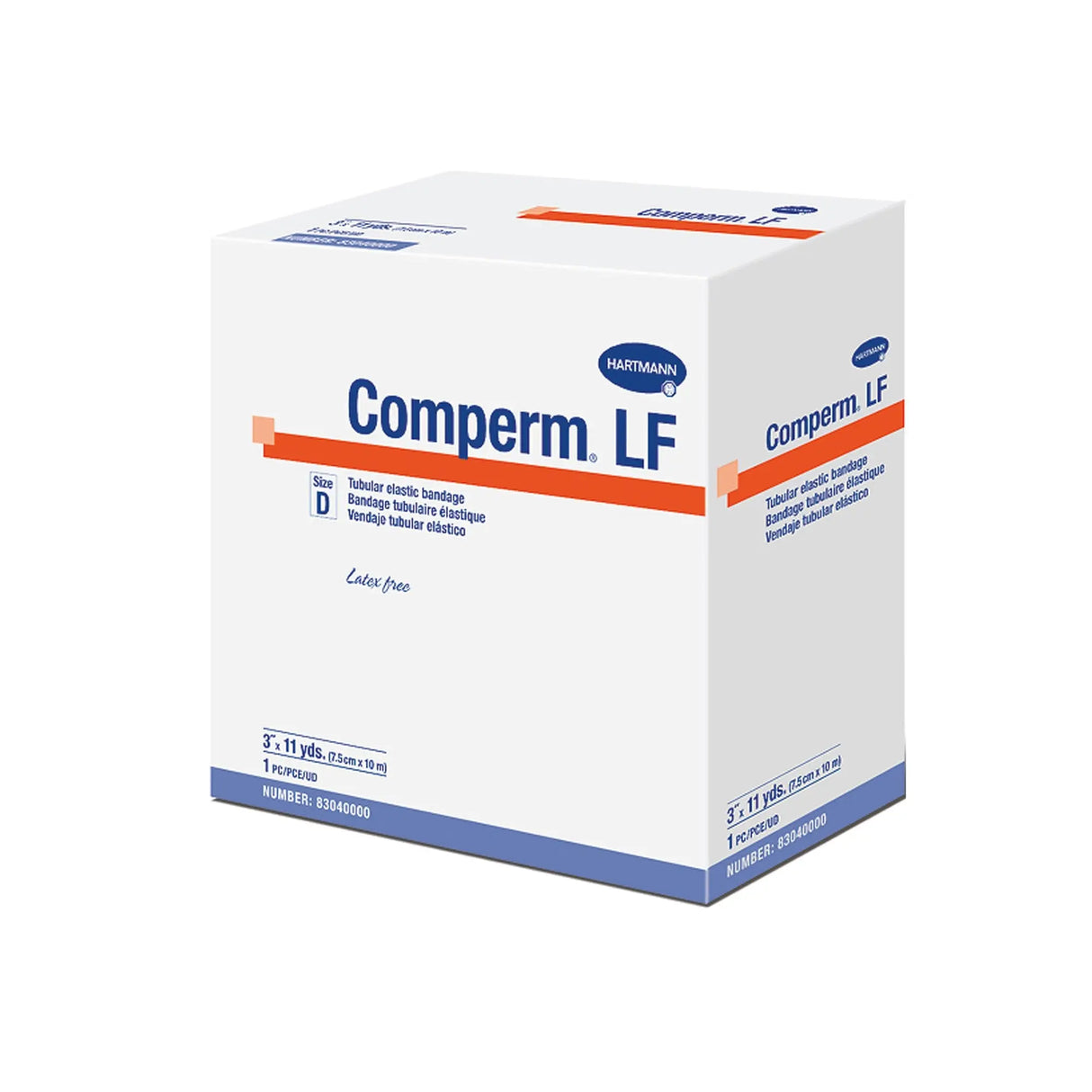 Comperm® LF Pull On Elastic Tubular Support Bandage, 3 Inch x 11 Yard Comperm® LF