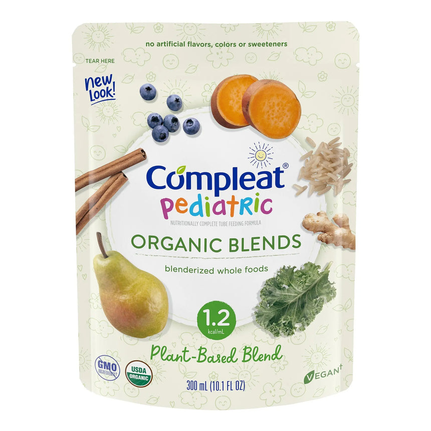 Compleat® Pediatric Organic Blends Tube Feeding Formula, Plant-Based, Non-GMO Compleat® Pediatric Organic Blends