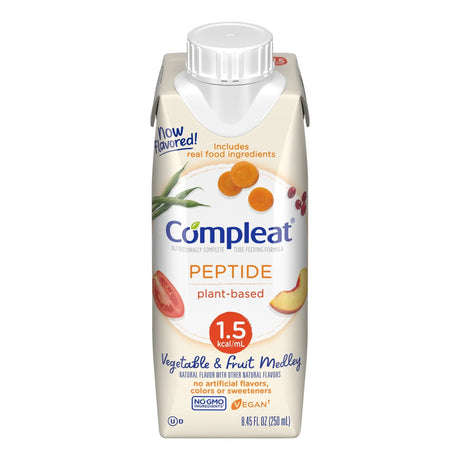 Compleat® Peptide 1.5 Cal Plant-Based Tube Feeding Formula, 8.45-ounce carton Compleat® Peptide 1.5