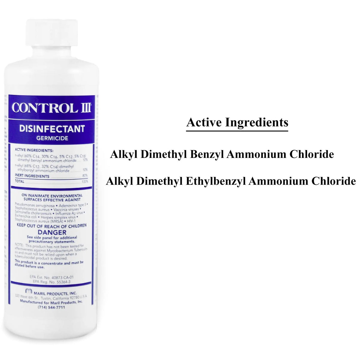 Control III® Surface Disinfectant Cleaner Control III® Disinfectant Germicide