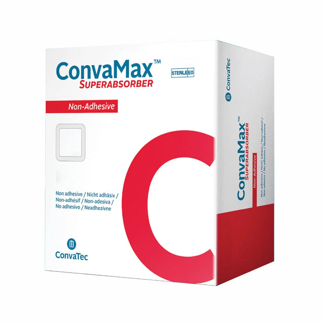 ConvaMax™ Superabsorber Nonadhesive without Border Foam Dressing, 4 x 8 Inch ConvaMax™ Superabsorber