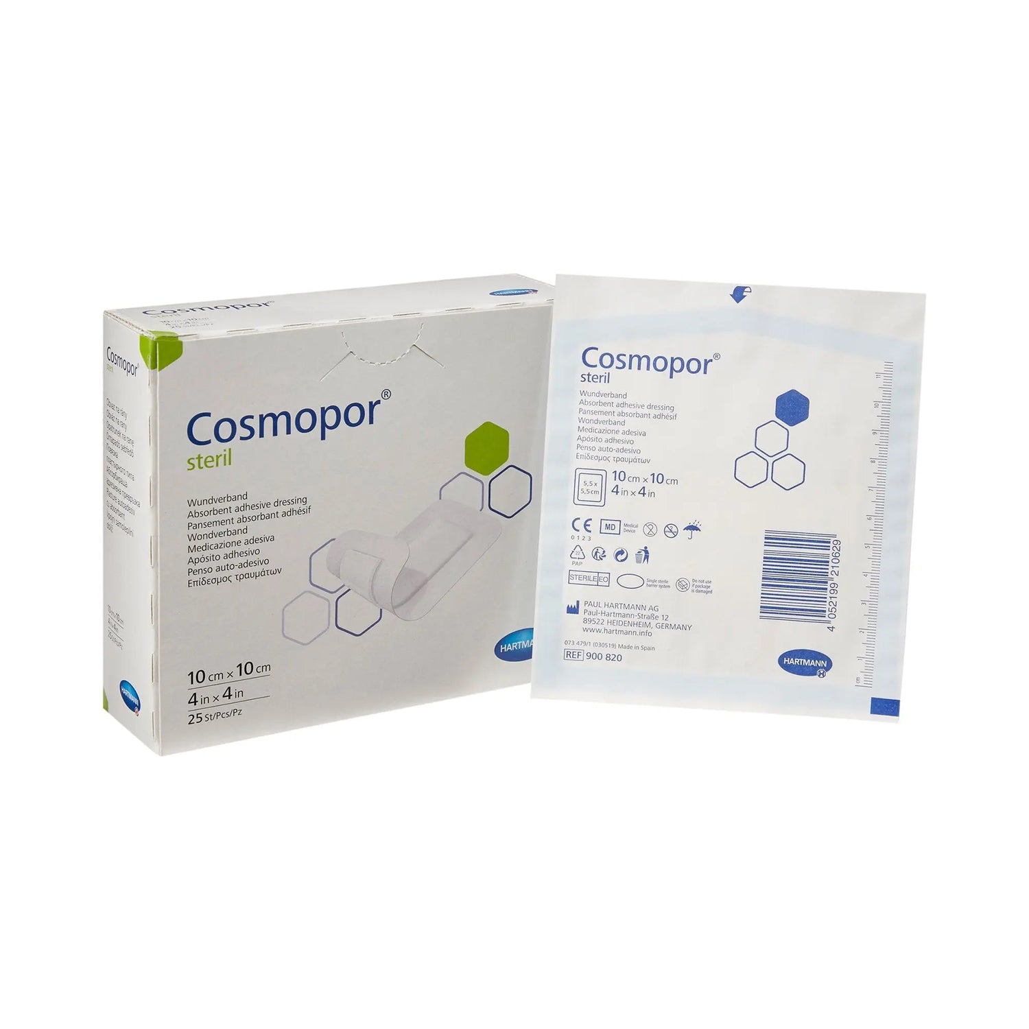 Cosmopor® Adhesive Dressing, 4 x 4 Inch - getMovility