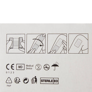 Cosmopor® Adhesive Dressing, 4 x 4 Inch - getMovility