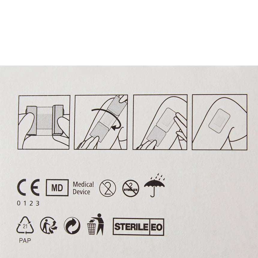 Cosmopor® Adhesive Dressing, 4 x 4 Inch - getMovility
