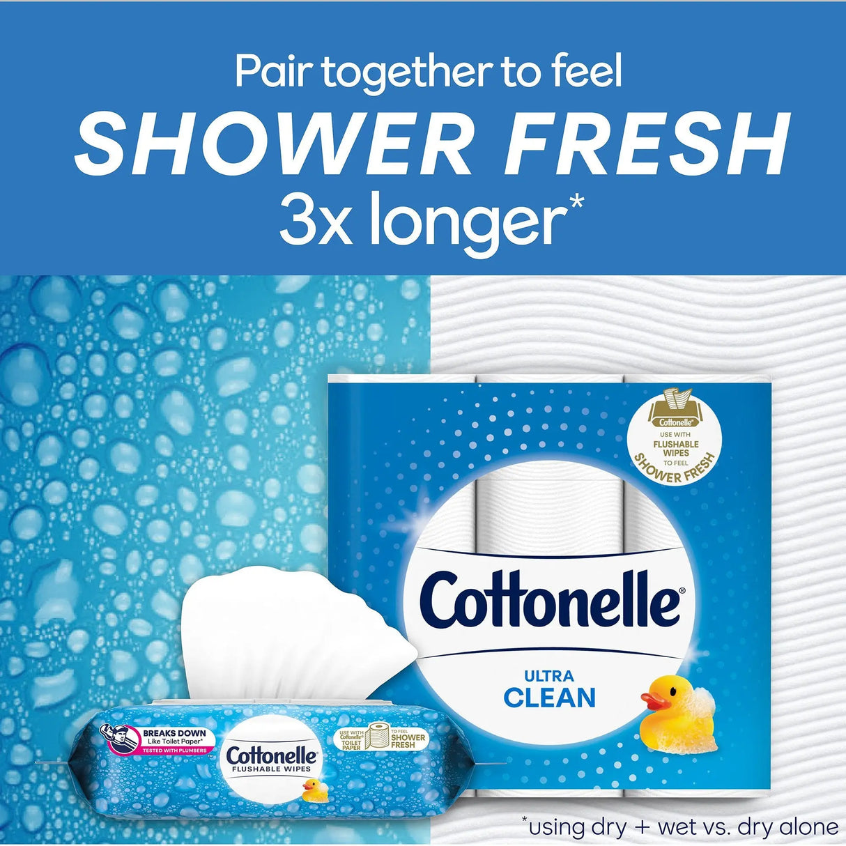 Cottonelle® FreshCare® Flushable Wipes Cottonelle® FreshCare®