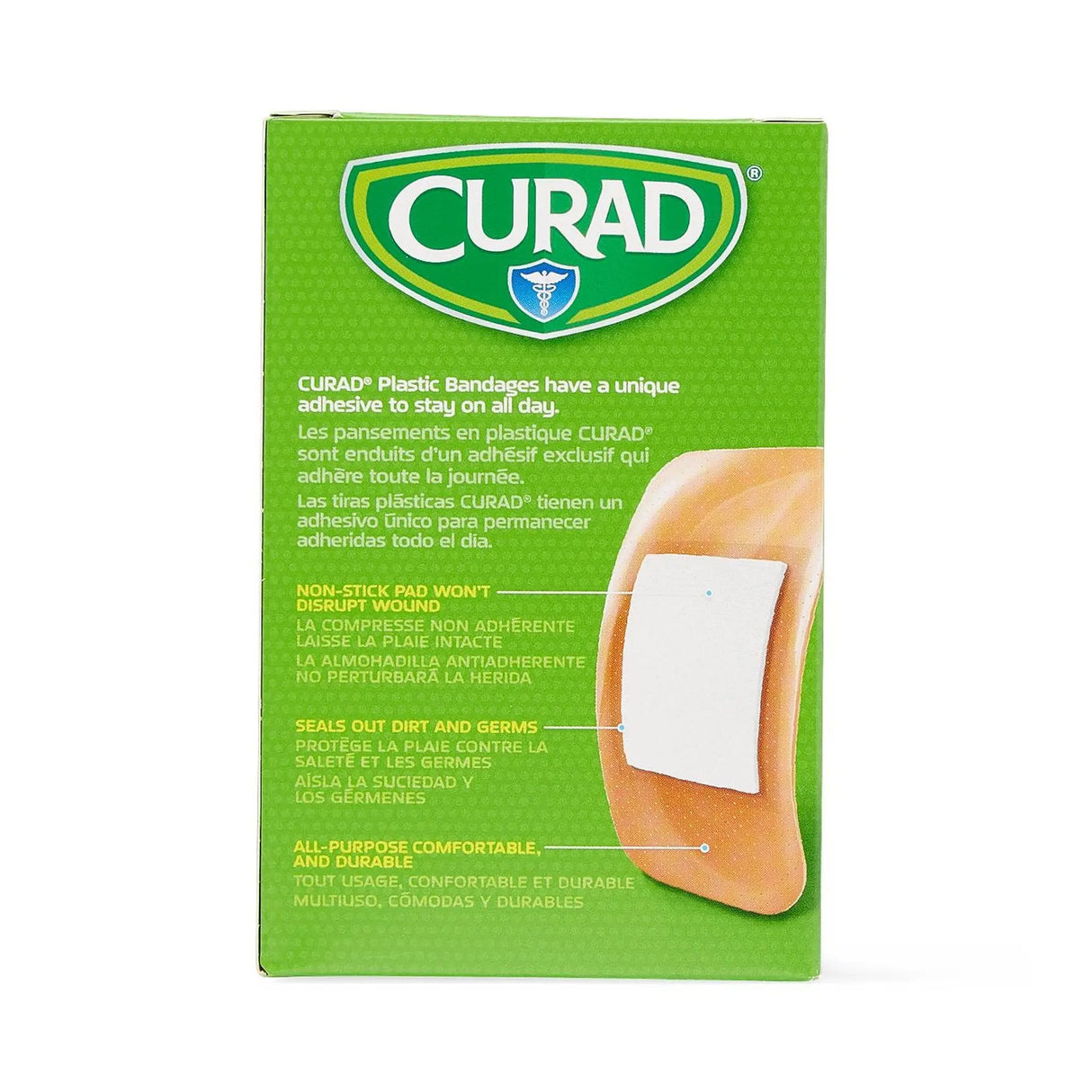 Curad® Tan Adhesive Strip, 2 x 4 Inch Curad®