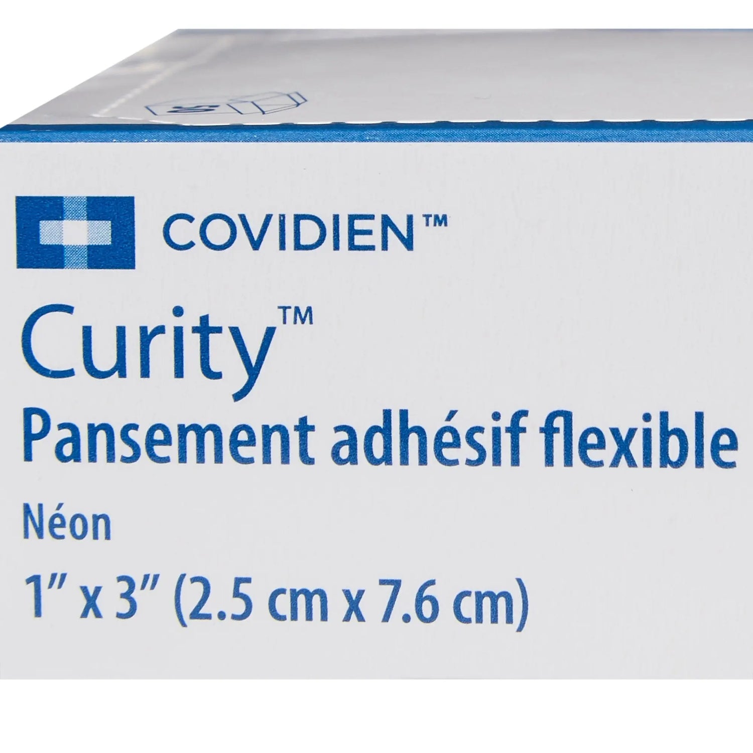 Curity™ Neon Adhesive Strip, 1 x 3 Inch Curity™