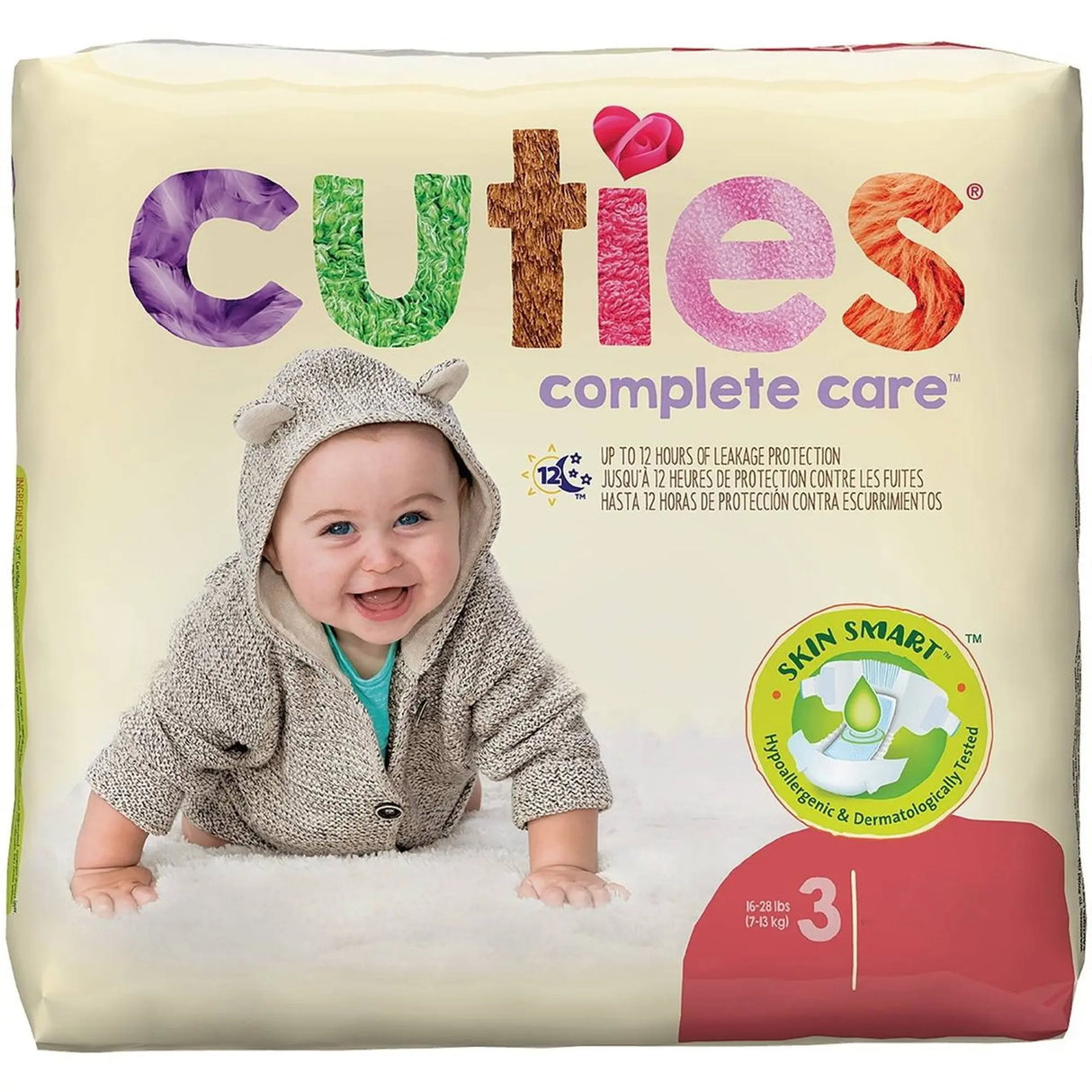 Cuties Complete Care Diapers, Size 3 Cuties® Complete Care