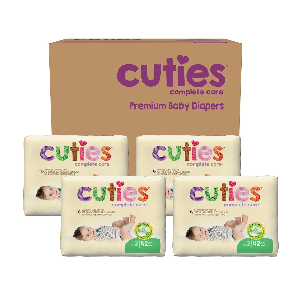 Cuties® Premium Diaper, Size 2 Cuties®