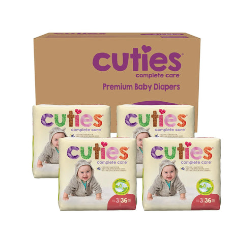 Cuties® Premium Diaper, Size 3 Cuties®