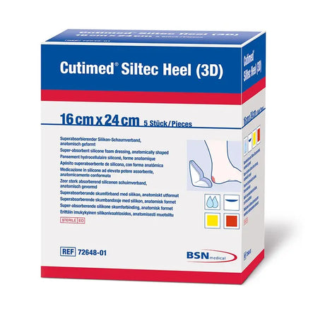 Cutimed® Siltec® Heel 3D Silicone Foam Dressing Cutimed® Siltec® Heel 3D