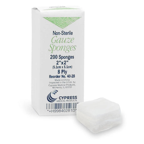 Cypress Gauze Sponge, 2 x 2 Inch, 8-Ply McKesson