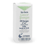 Cypress Gauze Sponge, 2 x 2 Inch, 8-Ply McKesson