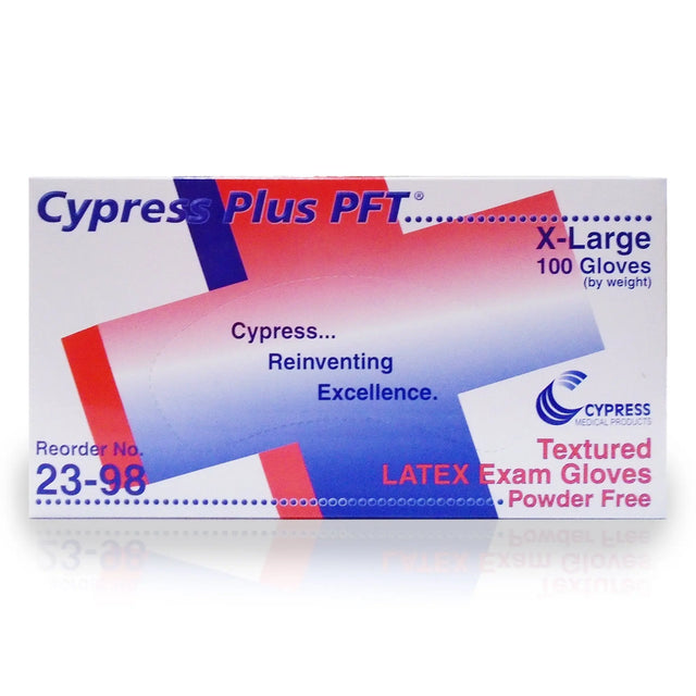 Cypress Plus® PFT Latex Exam Glove, Extra Large, Ivory Cypress Plus® PFT