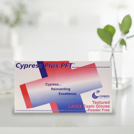 Cypress Plus® PFT Latex Exam Glove, Extra Small, Ivory Cypress Plus® PFT