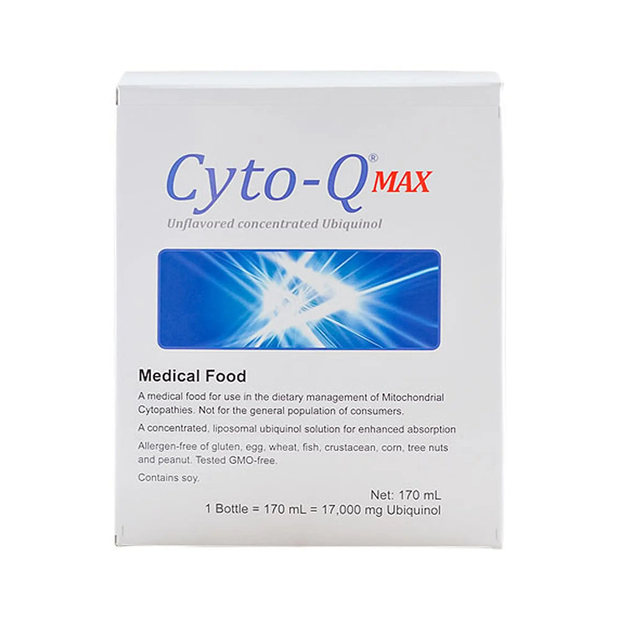 Cyto-Q™ MAX Concentrated Ubiquinol Medical Food, 5.7-ounce bottle Cyto-Q® MAX