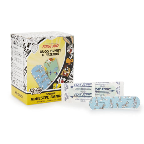 Looney Tunes™ Stat Strip® Bugs Bunny /Daffy Duck Adhesive Strip, ¾ x 3 Inch Looney Tunes™ Stat Strip®