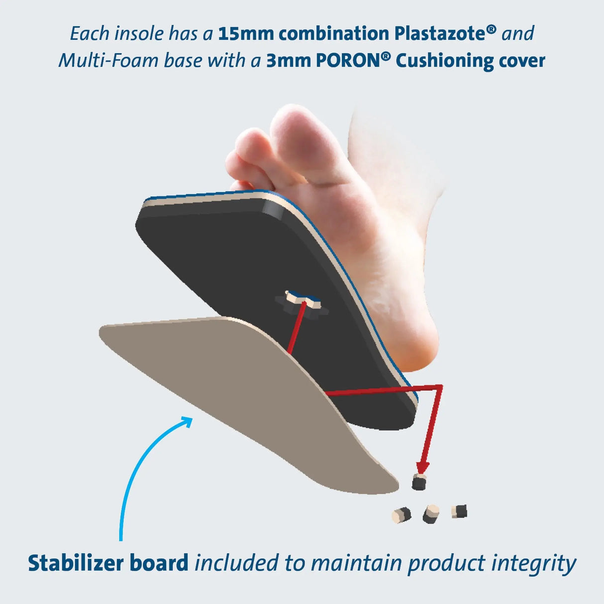 Darco International PegAssist™ Insole, Extra Large Peg Assist™