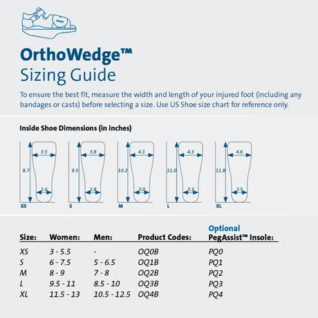 Darco® OrthoWedge™ Post-Op Shoe, X-Large Darco® OrthoWedge™