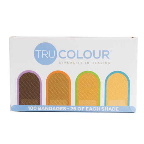 TruColour® Beige / Olive / Brown / Dark Brown Adhesive Strip, 1 x 3 Inch - getMovility