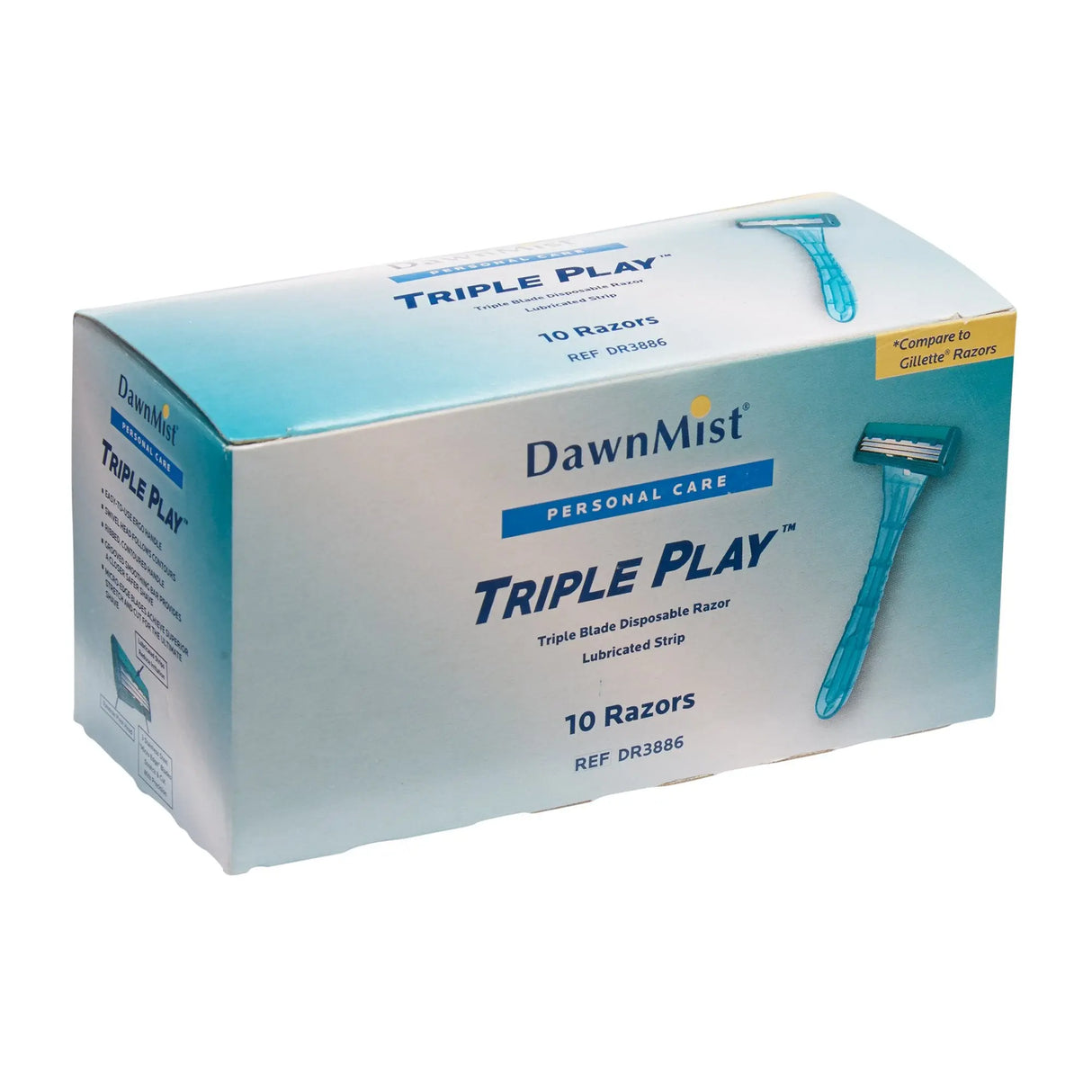 DawnMist Triple Play Facial Razor, Disposable DawnMist® Triple Play™