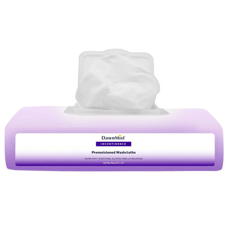 DawnMist® Fresh Scent Pre-Moistened Wash Cloths, Soft Pack DawnMist®