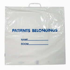 DawnMist® Plastic Handle Patient Belonging Bags DawnMist