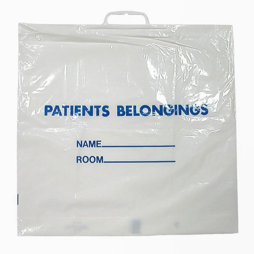 DawnMist® Plastic Handle Patient Belonging Bags DawnMist