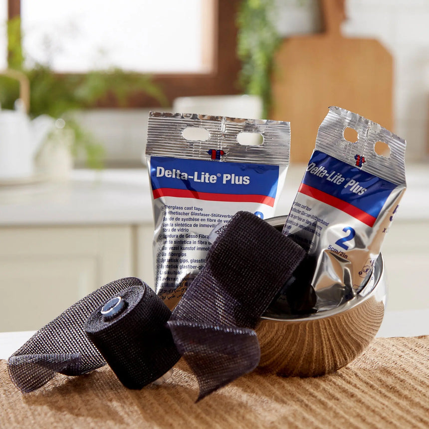 Delta-Lite® Plus Black Cast Tape, 2 Inch x 4 Yard Delta-Lite® Plus