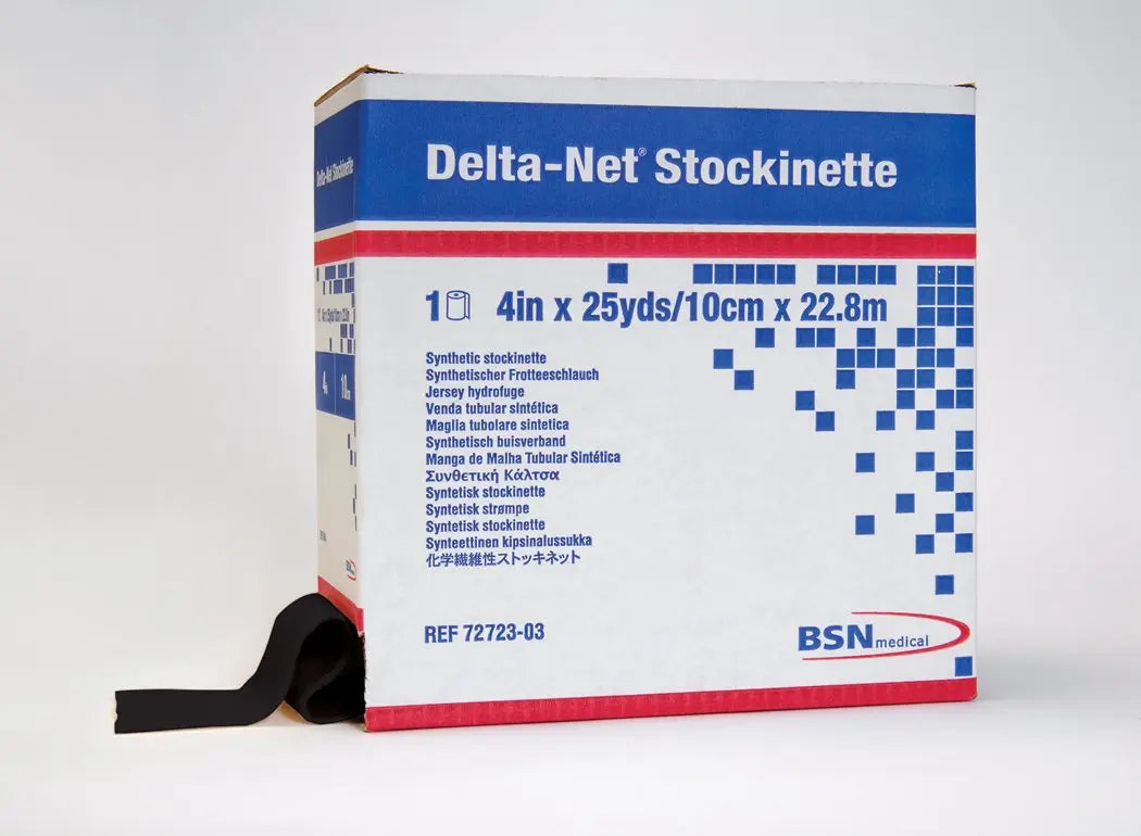 Delta-Net® Black Synthetic Stockinette, 1 Inch x 25 Yard Delta-Net®