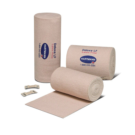 Deluxe® 480® LF Clip Detached Closure Elastic Bandage, 4 Inch x 11 Yard Deluxe® 480® LF