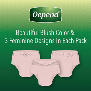 Depend FIT-FLEX Absorbent Underwear, X-Large, Tan, 45" to 54" Waist Depend® FIT-FLEX®