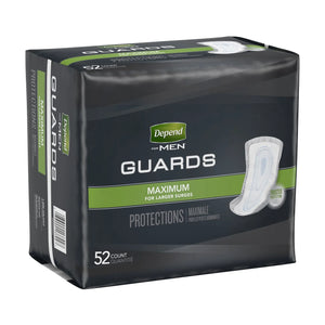Depend Guards Incontinence Pads, Disposable, Maximum Absorbency, 12" Length - getMovility