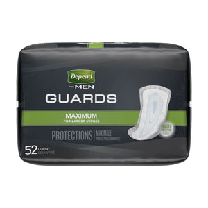 Depend Guards Incontinence Pads, Disposable, Maximum Absorbency, 12" Length - getMovility