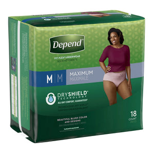 Depend® FIT-FLEX® Womens Absorbent Underwear, Medium, Tan Depend® FIT-FLEX®